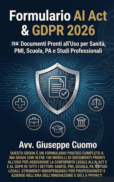 Copertina: Formulario AI Act & GDPR 2026